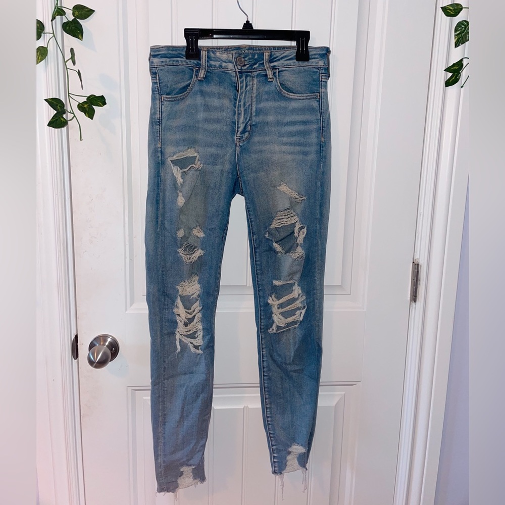 American eagle size 8 super stretch regular skinny jean